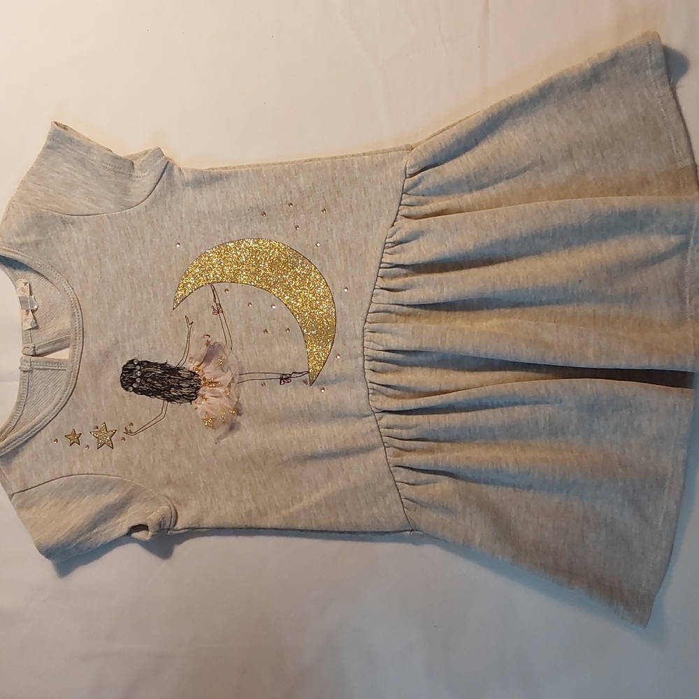Truly Me - Kids' Applique Short Sleeve Dress